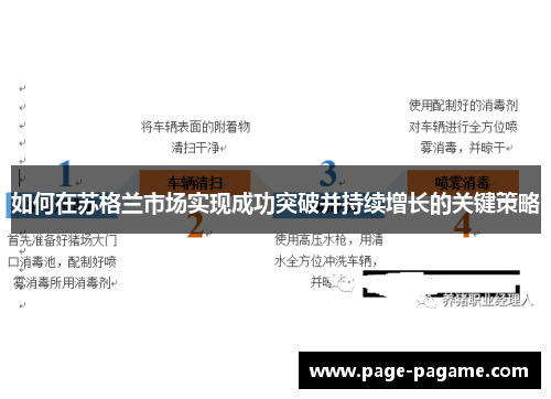 如何在苏格兰市场实现成功突破并持续增长的关键策略