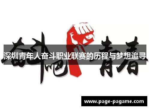 深圳青年人奋斗职业联赛的历程与梦想追寻