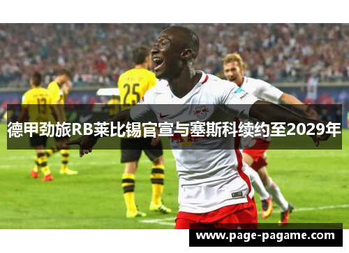 德甲劲旅RB莱比锡官宣与塞斯科续约至2029年 德甲劲旅RB莱比锡官宣与塞斯科续约至2029年